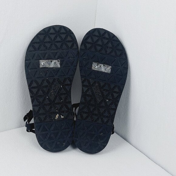 Teva Girls' Black Original Universal Slim Sports Slingback Sandals Size US 8 - Picture 6 of 8